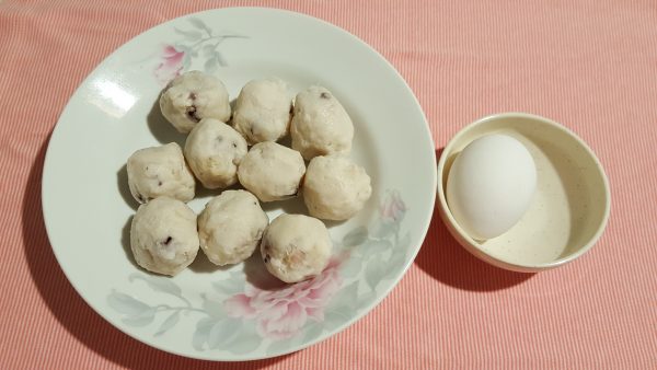 香煎冷凍花枝丸-材料