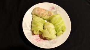 高麗菜卷-放入電鍋蒸