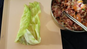 高麗菜卷-開始捲